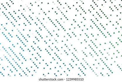 Light Blue, Green vector backdrop with lines, triangles. Modern abstract illustration with colorful triangles. Best design for your ad, poster, banner.