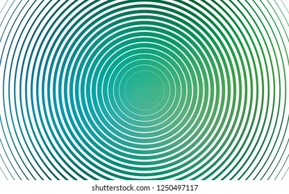 Light Blue, Green vector backdrop with dots. Blurred bubbles on abstract background with colorful gradient. Design for business adverts.