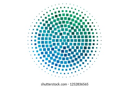 Light Blue, Green vector backdrop with rectangles, squares. Illustration with set of colorful rectangles. Best design for your ad, poster, banner.