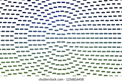 Light Blue, Green vector backdrop with long lines. Decorative shining illustration with lines on abstract template. Pattern for websites, landing pages.