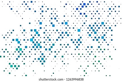 Light Blue, Green vector backdrop with rectangles, squares. Illustration with set of colorful rectangles. Pattern for busines ad, booklets, leaflets