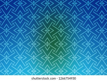 Light Blue, Green vector backdrop with long lines. Shining colored illustration with narrow lines. Pattern for ads, posters, banners.