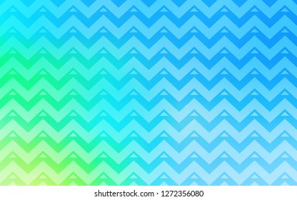 Light Blue, Green vector backdrop with lines, triangles. Modern abstract illustration with colorful triangles. Pattern for booklets, leaflets