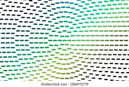 Light Blue, Green vector backdrop with long lines. Blurred decorative design in simple style with lines. Smart design for your business advert.