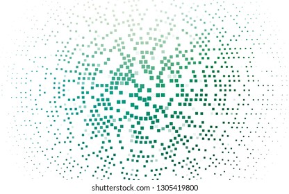 Light Blue, Green vector backdrop with rectangles, squares. Rectangles on abstract background with colorful gradient. Pattern for commercials.
