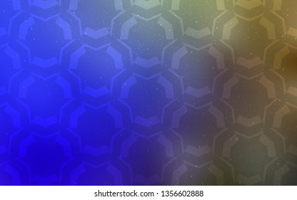 Light Blue, Green vector backdrop with wry lines. A completely new colorful illustration in simple style. A completely new design for your business.