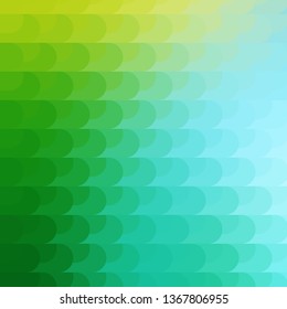 Light Blue, Green vector backdrop with lines. Colorful gradient illustration with abstract flat lines. Pattern for booklets, leaflets.