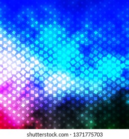 Light Blue, Green vector backdrop with rectangles. New abstract illustration with rectangular shapes. Template for cellphones.