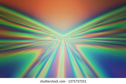 Light Blue, Green vector backdrop with bent lines. A sample with colorful lines, shapes. Abstract design for your web site.