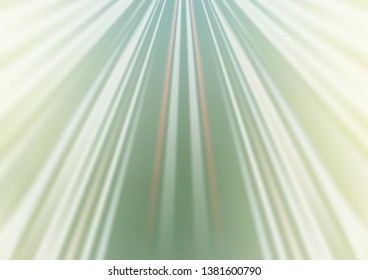 Light Blue, Green vector backdrop with long lines. Decorative shining illustration with lines on abstract template. Smart design for your business advert.