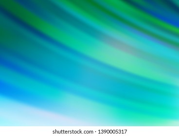 Light Blue, Green vector backdrop with long lines. Shining colored illustration with narrow lines. Backdrop for TV commercials.