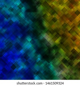 Light Blue, Green vector backdrop with rectangles. New abstract illustration with rectangular shapes. Modern template for your landing page.
