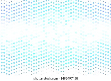 Light Blue, Green vector backdrop with wry lines. A sample with colorful lines, shapes. A completely new design for your business.
