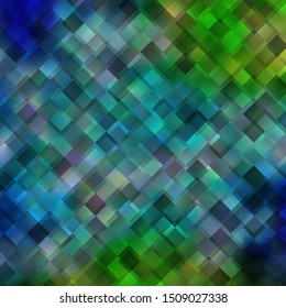 Light Blue, Green vector backdrop with rectangles. Illustration with a set of gradient rectangles. Modern template for your landing page.