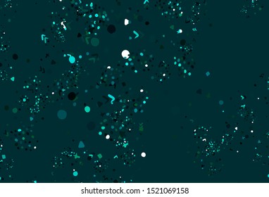 Light Blue, Green vector backdrop with memphis shapes. Illustration with colorful gradient shapes in abstract style. Background for a cell phone.