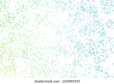 Light Blue, Green vector backdrop with memphis shapes. Modern abstract illustration with colorful random forms. Best smart design for your business.
