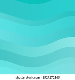 Light Blue, Green vector backdrop with circular arc. Colorful geometric sample with gradient curves.  Best design for your posters, banners.