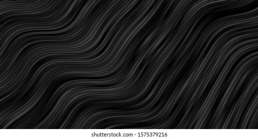 Light Blue, Green vector backdrop with bent lines. Colorful illustration, which consists of curves. Smart design for your promotions.