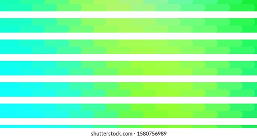 Light Blue, Green vector backdrop with lines. Gradient abstract design in simple style with sharp lines. Pattern for websites, landing pages.