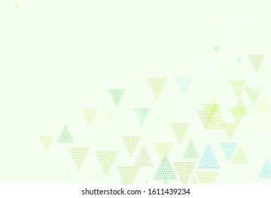 Light Blue, Green vector backdrop with lines, circles. Modern abstract illustration with colorful dots, lines. Pattern for websites.
