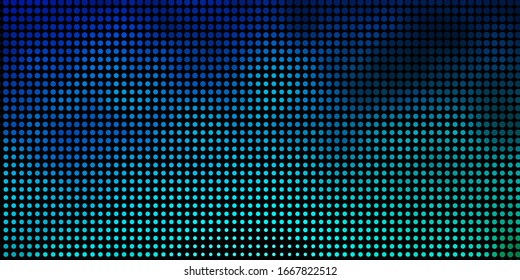 Azul claro, fondo vectorial verde con puntos. Ilustración abstracta con puntos coloridos al estilo natural. Diseño para afiches, pancartas.