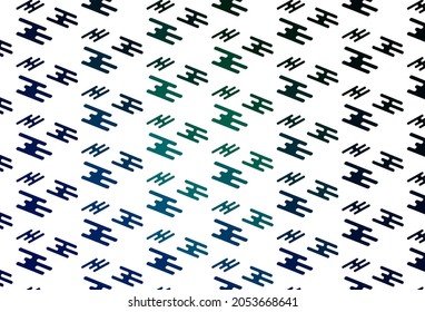 Light Blue, Green vector backdrop with long lines. Shining colored illustration with narrow lines. Best design for your ad, poster, banner.