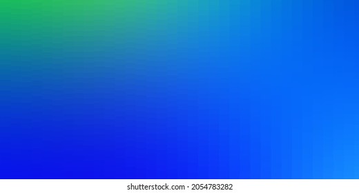 Azul claro, fondo vectorial verde con rectángulos. Ilustración con un conjunto de rectángulos de gradiente. Patrón para sitios web, páginas de inicio.