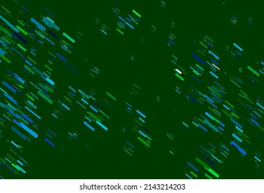 Light Blue, Green vector backdrop with long lines. Blurred decorative design in simple style with lines. Backdrop for TV commercials.