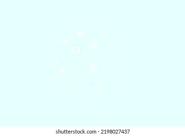 Light Blue, Green vector backdrop with dots. Illustration with set of shining colorful abstract circles. Pattern for beautiful websites.