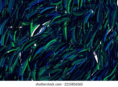Light Blue, Green vector backdrop with memphis shapes. Modern abstract illustration with colorful random forms. Background for a cell phone.