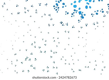 Light Blue, Green vector backdrop with bent lines. Colorful illustration in abstract marble style with gradient. The elegant pattern for brand book.