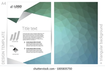 Light Blue, Green vector  background for presentations. Modern abstract design concept with colorful gradient. New design for a poster, banner of your website.