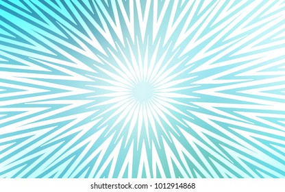 Light Blue, Green vector background with straight lines. Shining colored illustration with sharp stripes. Template for your beautiful backgrounds.