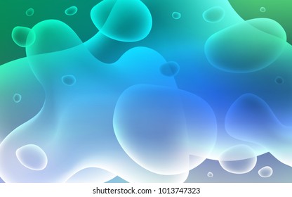 Light Blue, Green vector background with bent lines. Modern gradient abstract illustration with bandy lines. The best blurred design for your business.