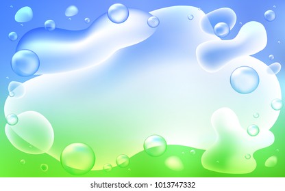 Light Blue, Green vector background with bent lines. Shining crooked illustration in memphis style. Memphis design for your web site.