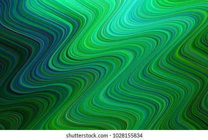 Light Blue, Green vector background with lamp shapes. A completely new color illustration in memphis style. The best blurred design for your business.