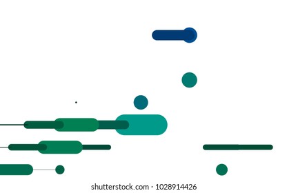 Light Blue, Green vector background with straight lines. Shining colored illustration with rounded stripes. The pattern can be used for medical ad, booklets, leaflets