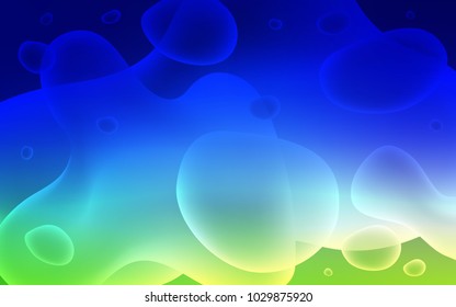 Light Blue, Green vector background with bent lines. Glitter abstract illustration with wry lines. The elegant pattern for brand book.