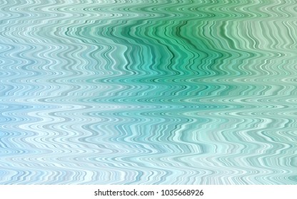 Light Blue, Green vector background with lamp shapes. Blurred geometric sample with gradient bubbles.  New composition for your brand book.