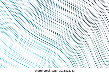 Light Blue, Green vector background with bubble shapes. Blurred geometric sample with gradient bubbles.  Pattern for your business design.