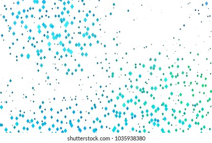 Light Blue, Green vector background of rectangles and squares. Style quilt and blanket. Geometrical rectangular pattern. Repeating pattern with rectangle shapes.