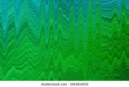 Light Blue, Green vector background with lamp shapes. Colorful abstract illustration with gradient lines. Pattern for your business design.