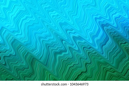 Light Blue, Green vector background with lamp shapes. An elegant bright illustration with gradient. New composition for your brand book.
