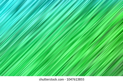 Light Blue, Green vector background with curved circles. Blurred geometric sample with gradient bubbles.  Marble style for your business design.