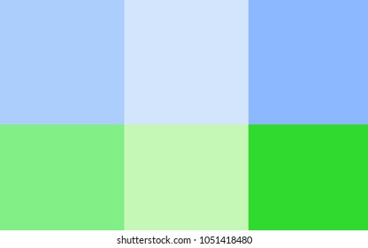 Light Blue, Green vector background with bright palette. Color palette with set of colors. Set of colors for clever designers.