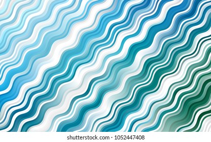Light Blue, Green vector background with lamp shapes. A completely new color illustration in marble style. A completely new template for your business design.