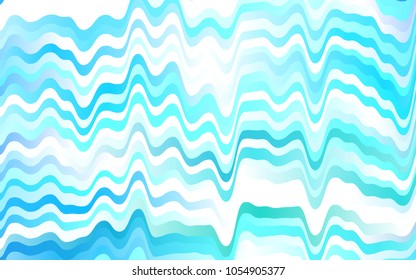 Light Blue, Green vector background with bubble shapes. Shining crooked illustration in marble style. Textured wave pattern for backgrounds.