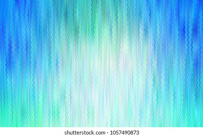 Light Blue, Green vector background with lava shapes. Creative illustration in halftone marble style with gradient. Pattern for your business design.