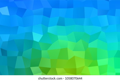 Light Blue, Green vector background of rectangles and squares. Style quilt and blanket. Geometrical rectangular pattern. Repeating pattern with rectangle shapes.