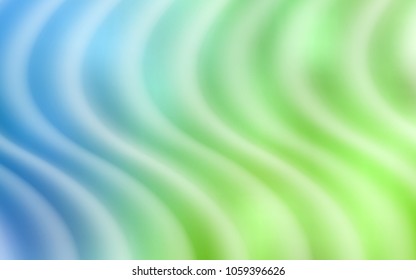 Light Blue, Green vector background with bubble shapes. Shining illustration, which consist of blurred lines, circles. The elegant pattern for brand book.